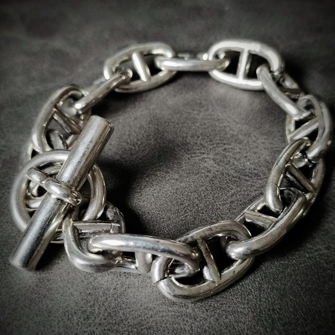 メキシカン アンカーチェーン VINTAGE ブレスレット S925 シルバー