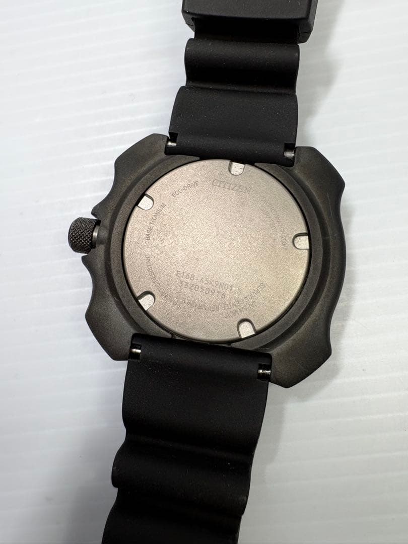 保証期間有・箱・取説付❗️シチズン・プロマスター・ダイバー・E168