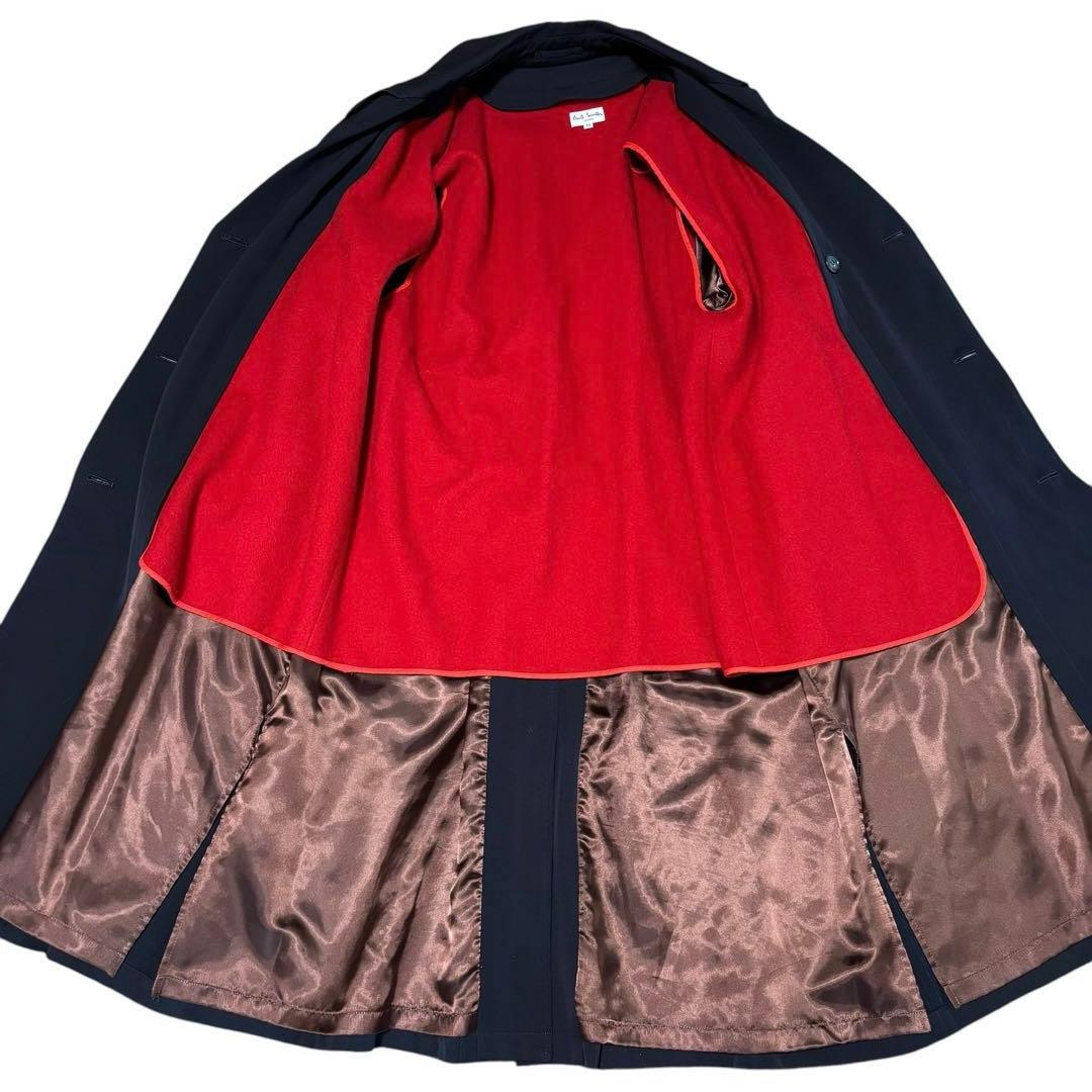 あしゅ様専用】ポールスミスロンドン ウールトレンチコートネイビー