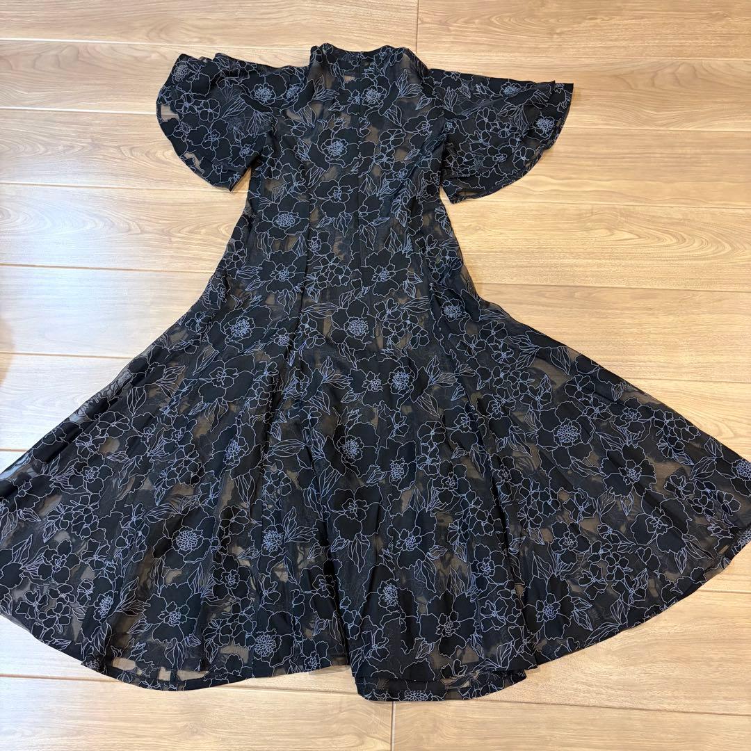 Acka. all sheer flower dress - メルカリ