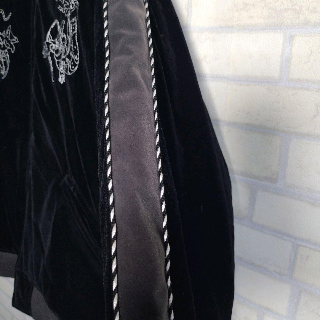 9090☆ポケモン コラボ ベロア 総刺繍 中綿 キャラクター スカジャン L