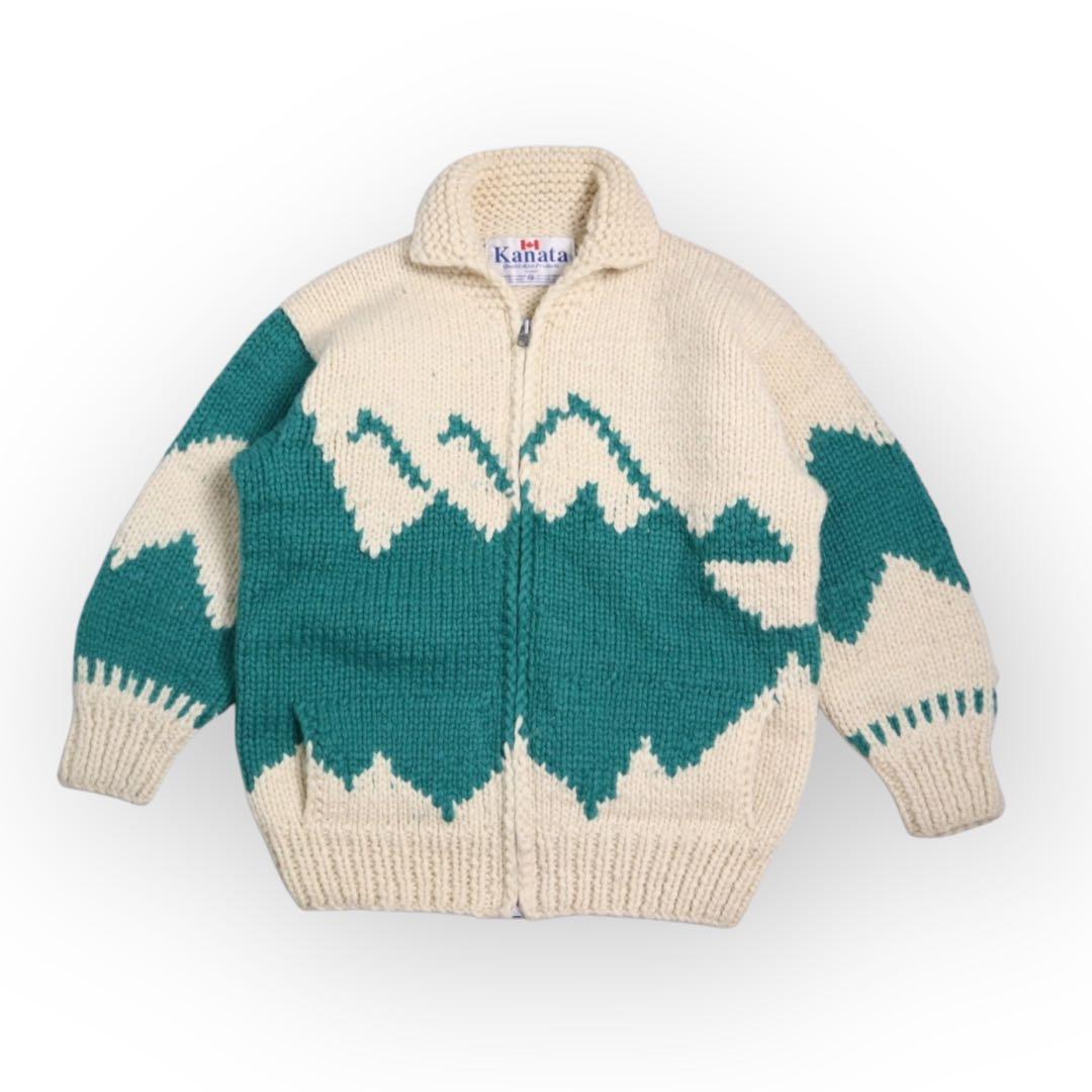 Vintage KANATA シロクマ 白熊 カウチン セーター 激レア 90s - メルカリ