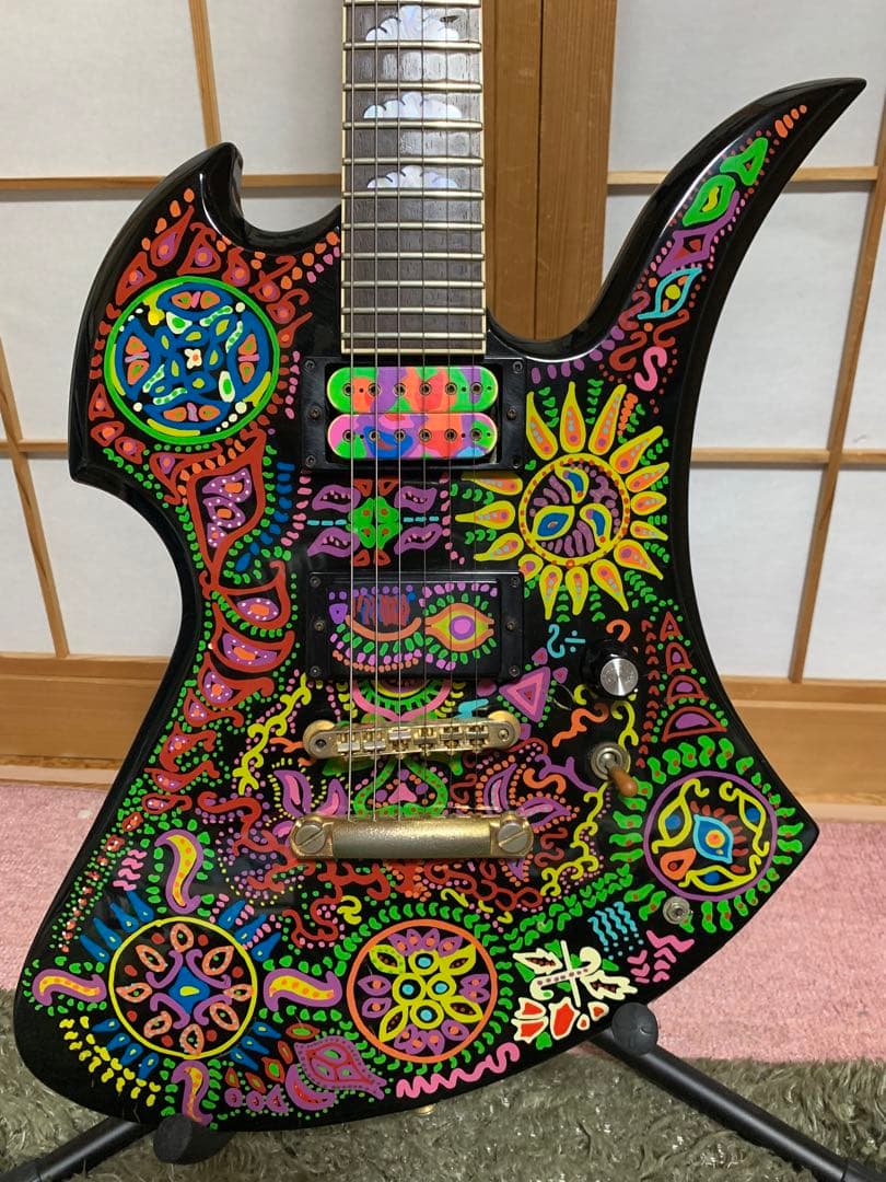 フェルナンデス hide MG120x サイケ ギター - メルカリ