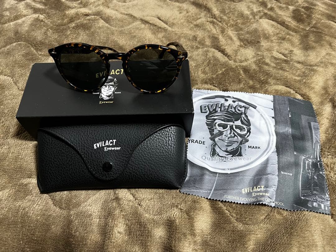 Evilact ラウンド型サングラス ケース付き　curtissⅡ EVILACT EYEWEAR(イーブルアクトアイウエア),CURTISS(カーチス) COLOR