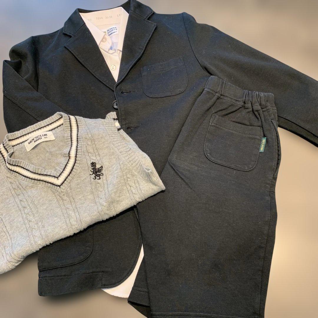 MIKI HOUSE ブラックフォーマルスーツ セット120 - メルカリ