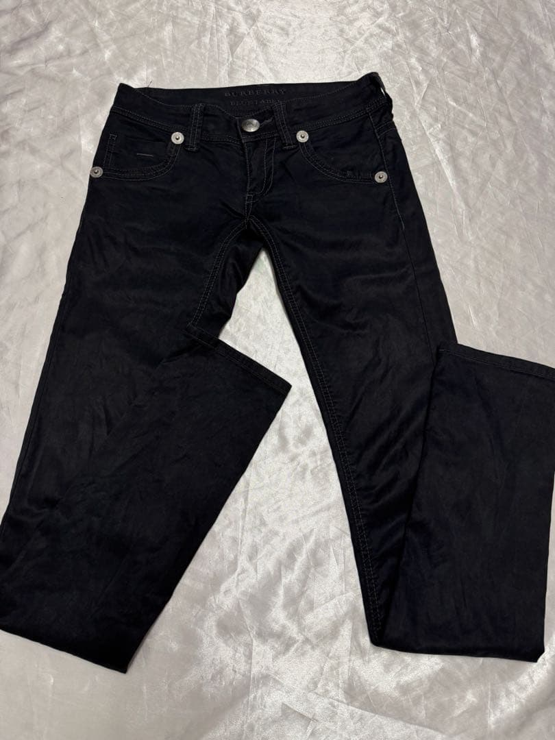 BURBERRY blue label レディースパンツ ブラック 36 - メルカリ