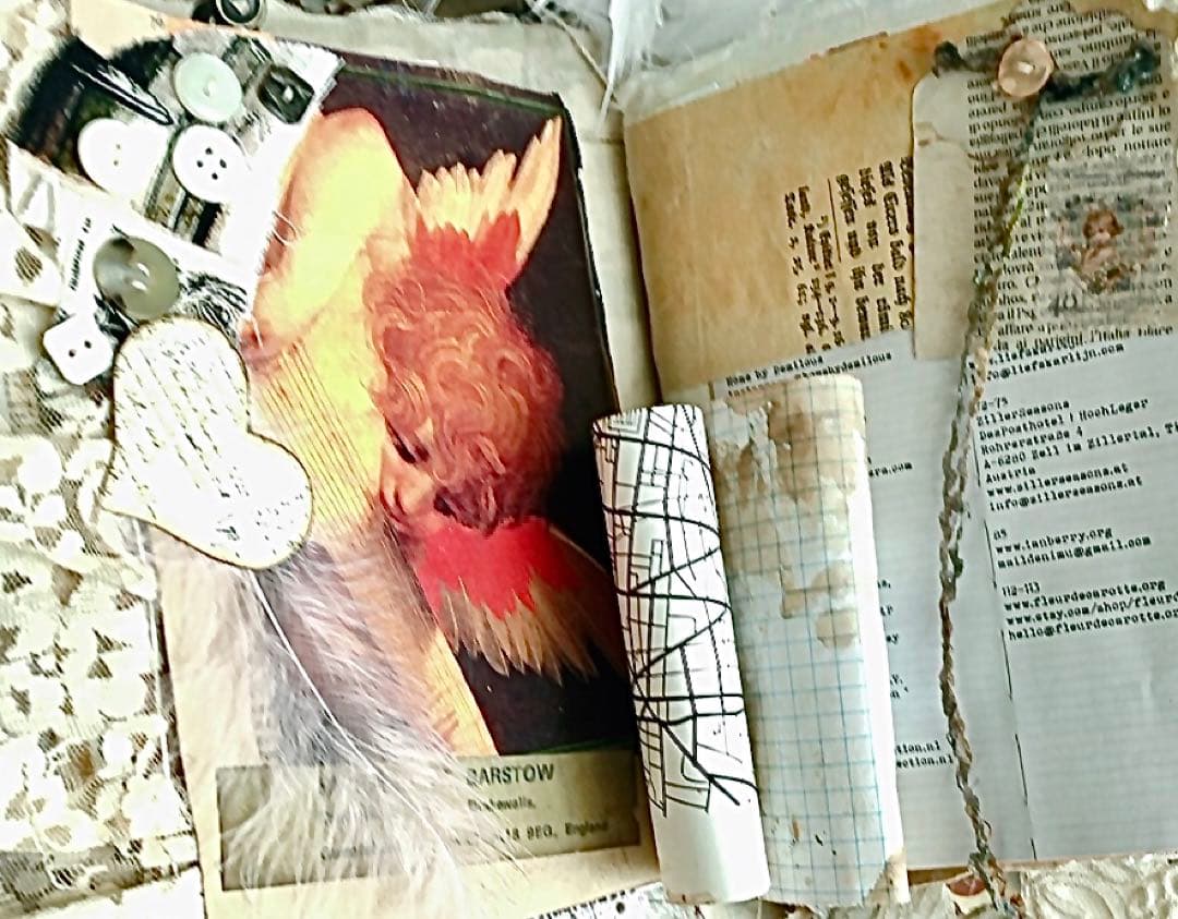 感謝セール❣️多種類染レースたっぷり『天使』ジャンクジャーナル雑記