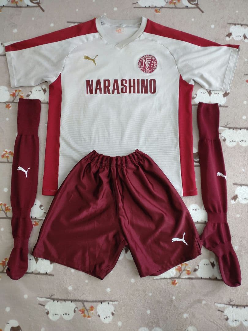 57】強豪習志野高校サッカー部ユニフォーム上下セットソックス付き