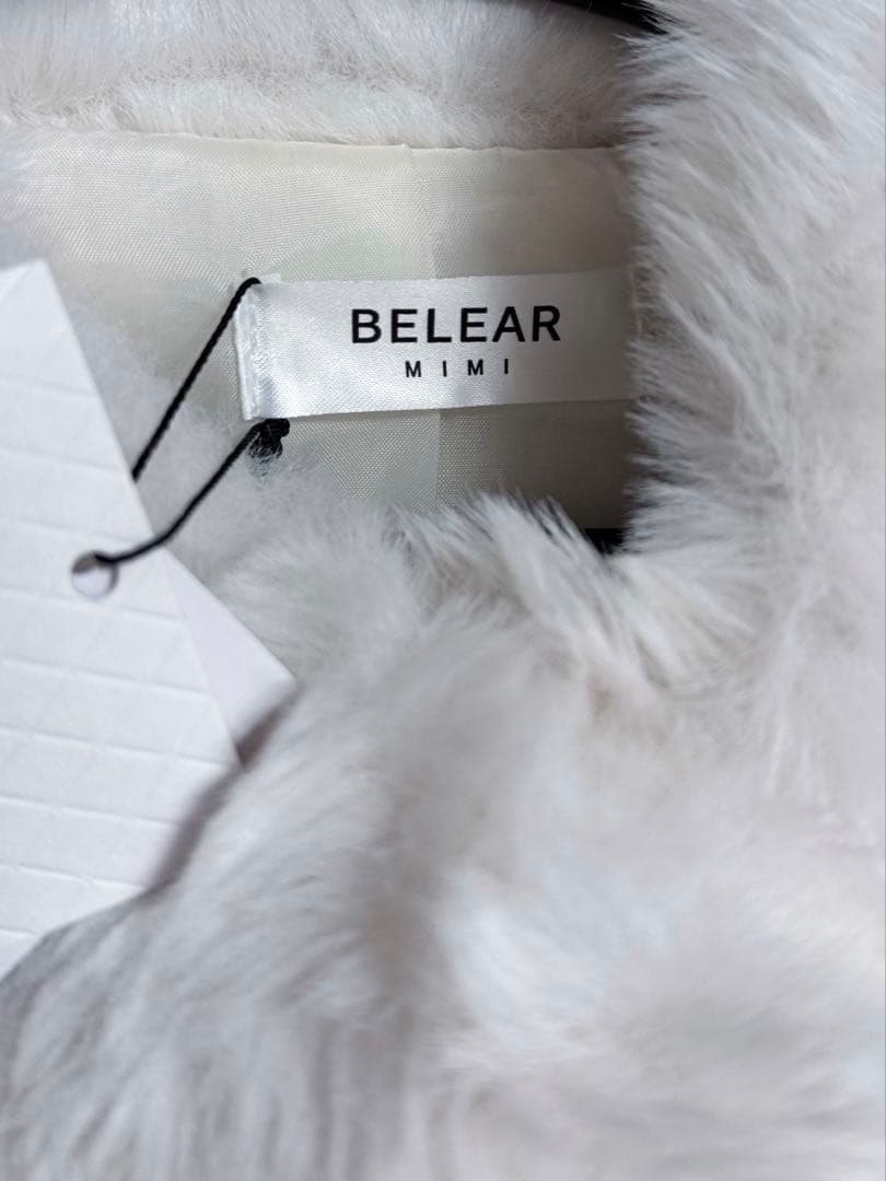 BELEARMIMI ベリアミミ ボリュームファーコート white - メルカリ