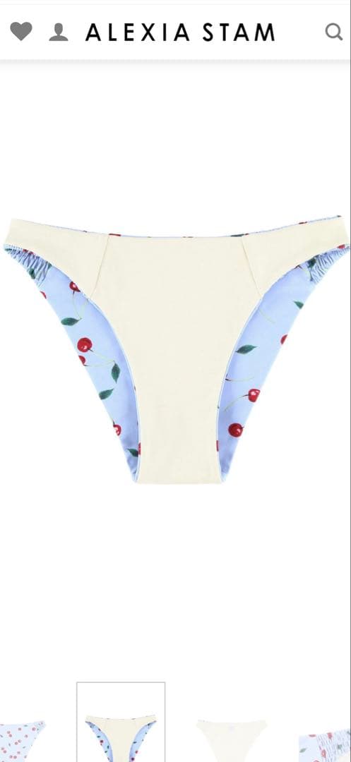 ALEXIA STAM チェリー ビキニ 水着 S - メルカリ