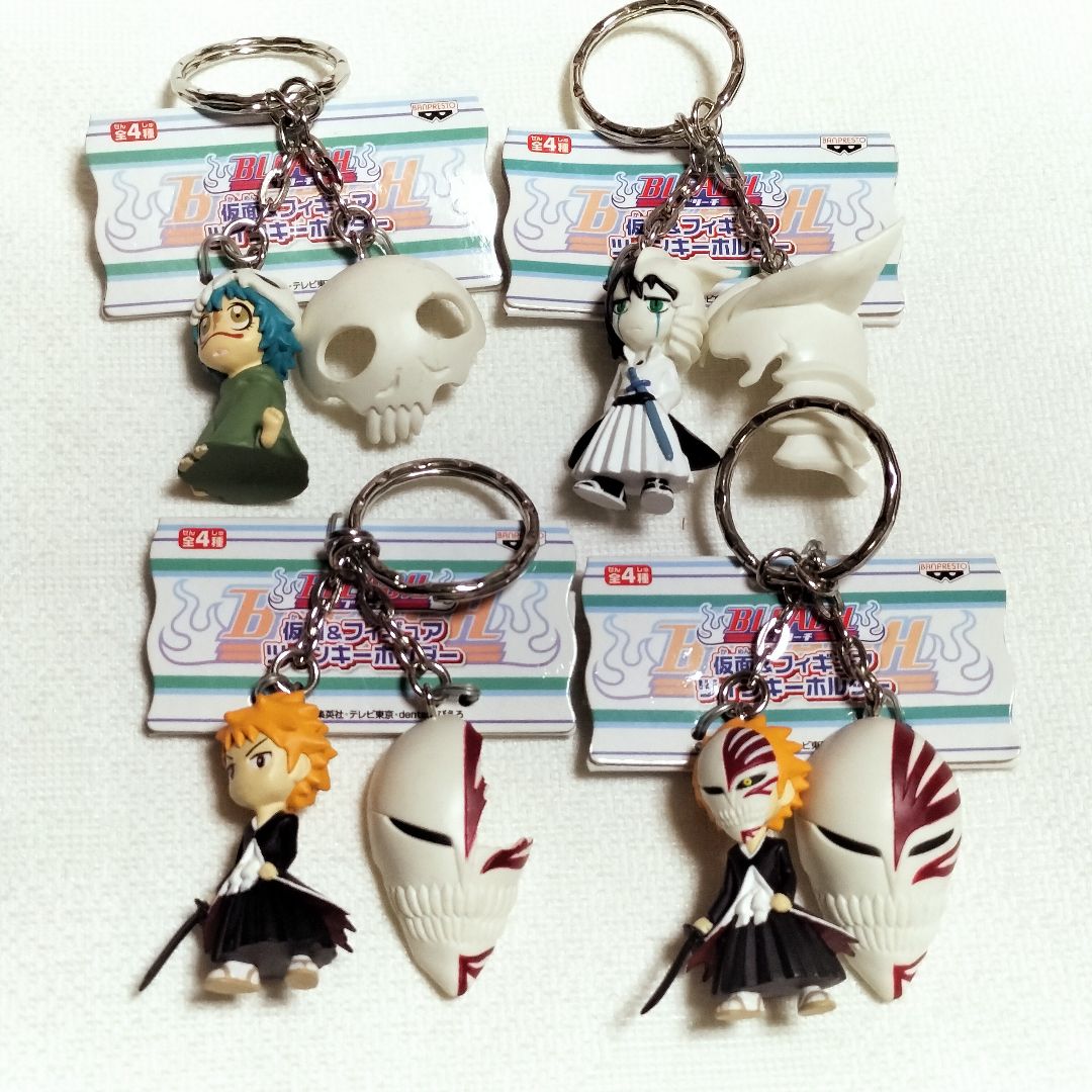 希少 BLEACH 仮面&フィギュア ツイン キーホルダー ブリーチ 平成