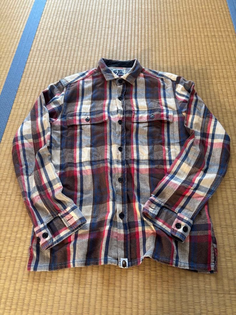 A BATHING APE ネルシャツ ラブジェネ 木村拓哉 - メルカリ