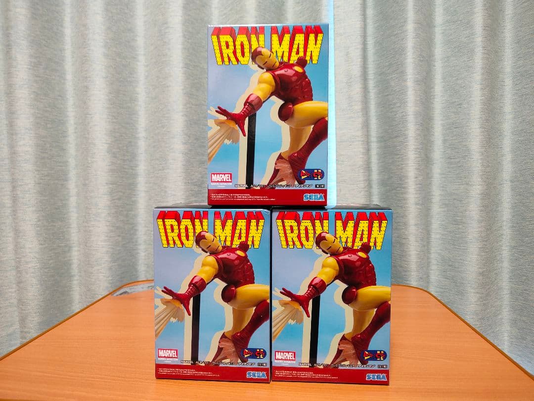 MARVEL ACT/CUT プレミアムフィギュア “アイアンマン” 3つセット
