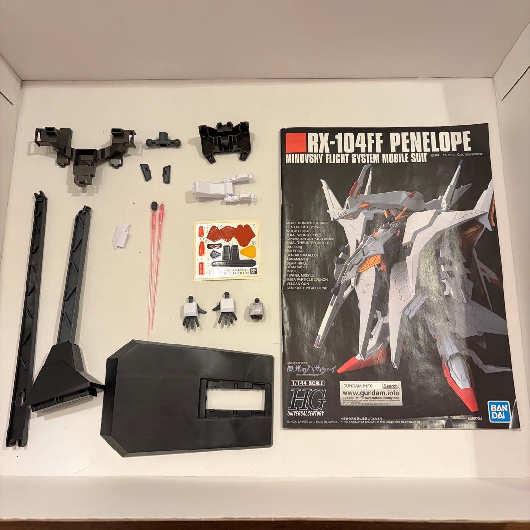 部分塗装完成品】HG 1/144 ペーネロペー 閃光のハサウェイ - メルカリ