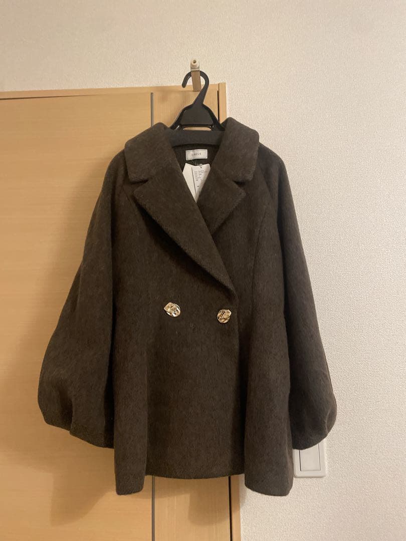 ORGUE オルグ Shaggy middle coat ブラウン 名古屋限定 - メルカリ