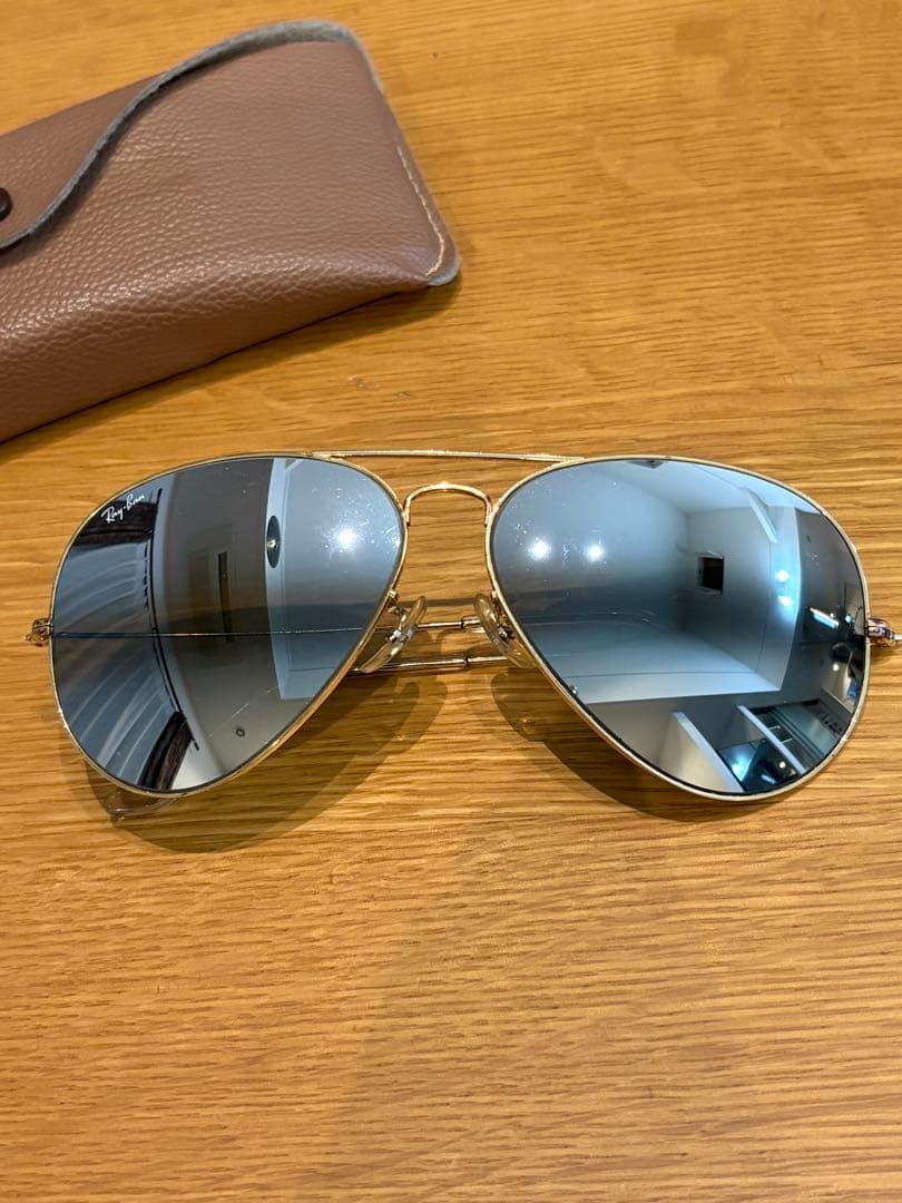 廃盤 B&L Ray-Ban Aviator サングラス ミラーレンズ 62mm - メルカリ