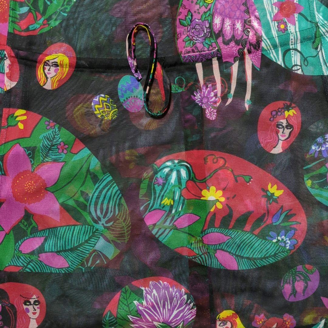 TOKUKO 1er VOL 前開き チュニック 羽織物 民族衣装 女性 お花 - メルカリ