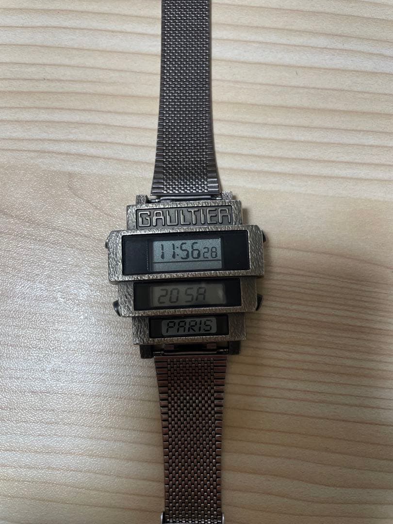 jean paul gaultier digital watch archive