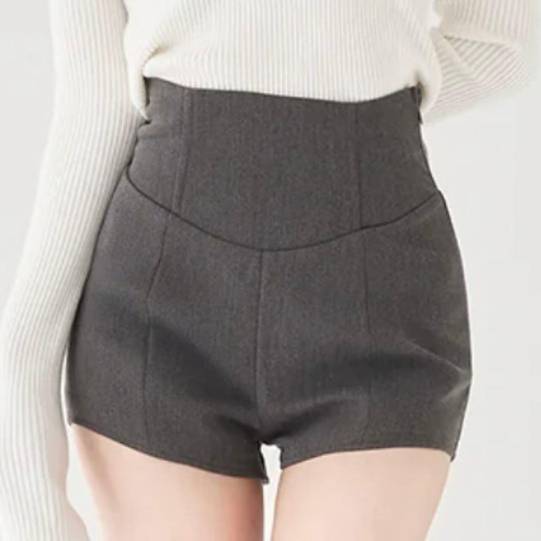Darich ダーリッチ 美シルエットショートパンツ GRY グレー FREE