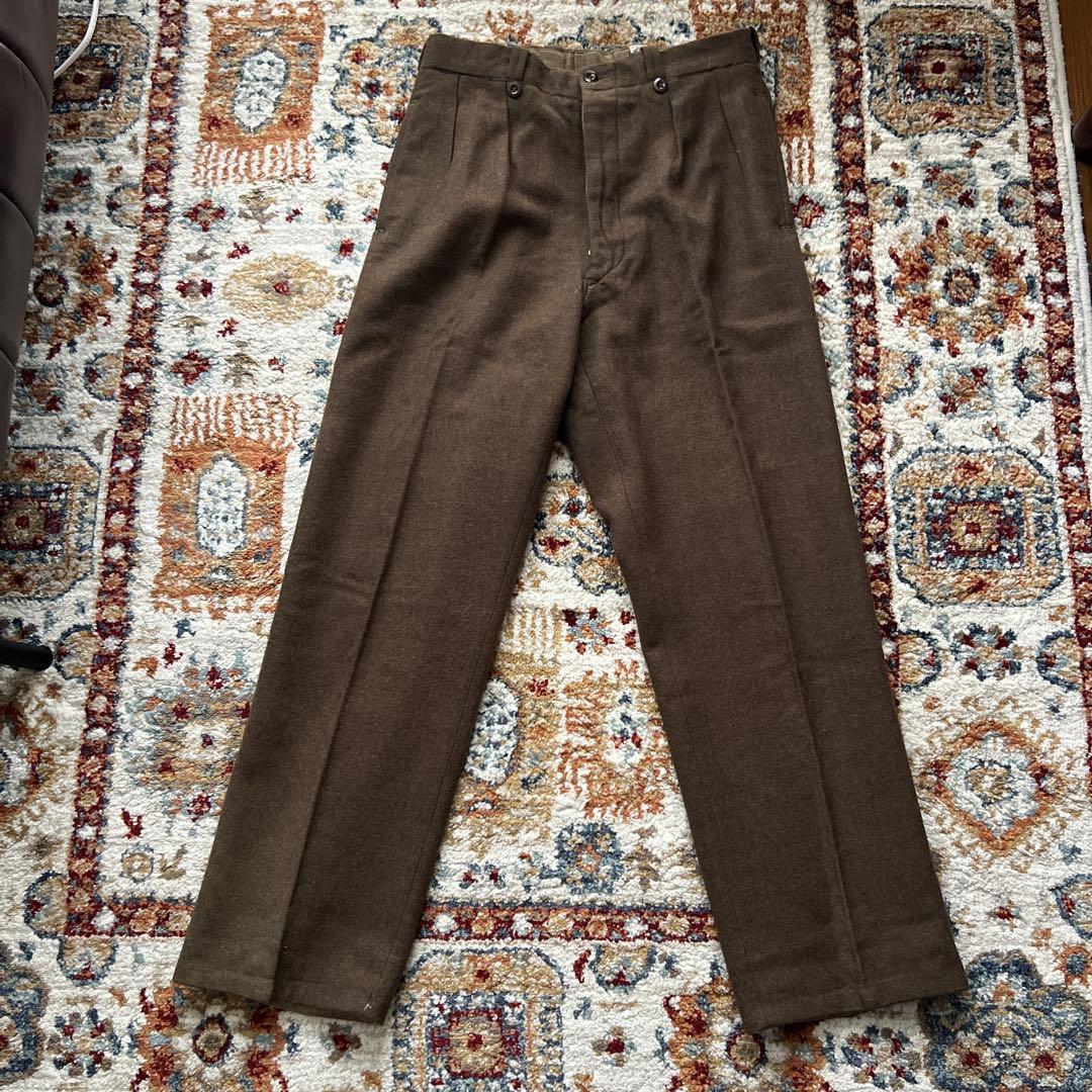 げ*る様 フランス軍　ウールトラウザパンツ　M52 50s 60s 54dfd9a09ecde60c2fb0a32e9ae561