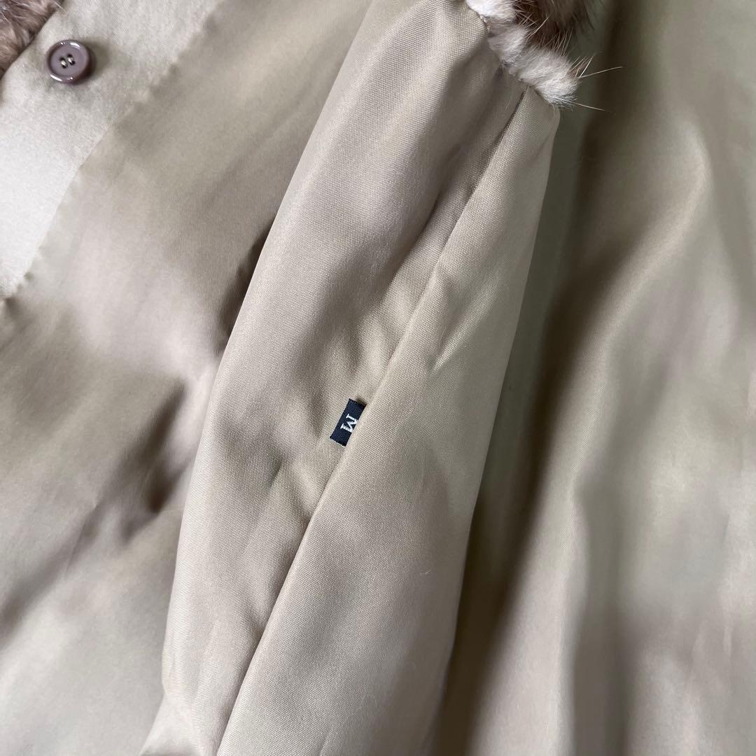 リアルミンク ミンク ファー ジレ ベスト 本毛皮 レイヤード 毛並み