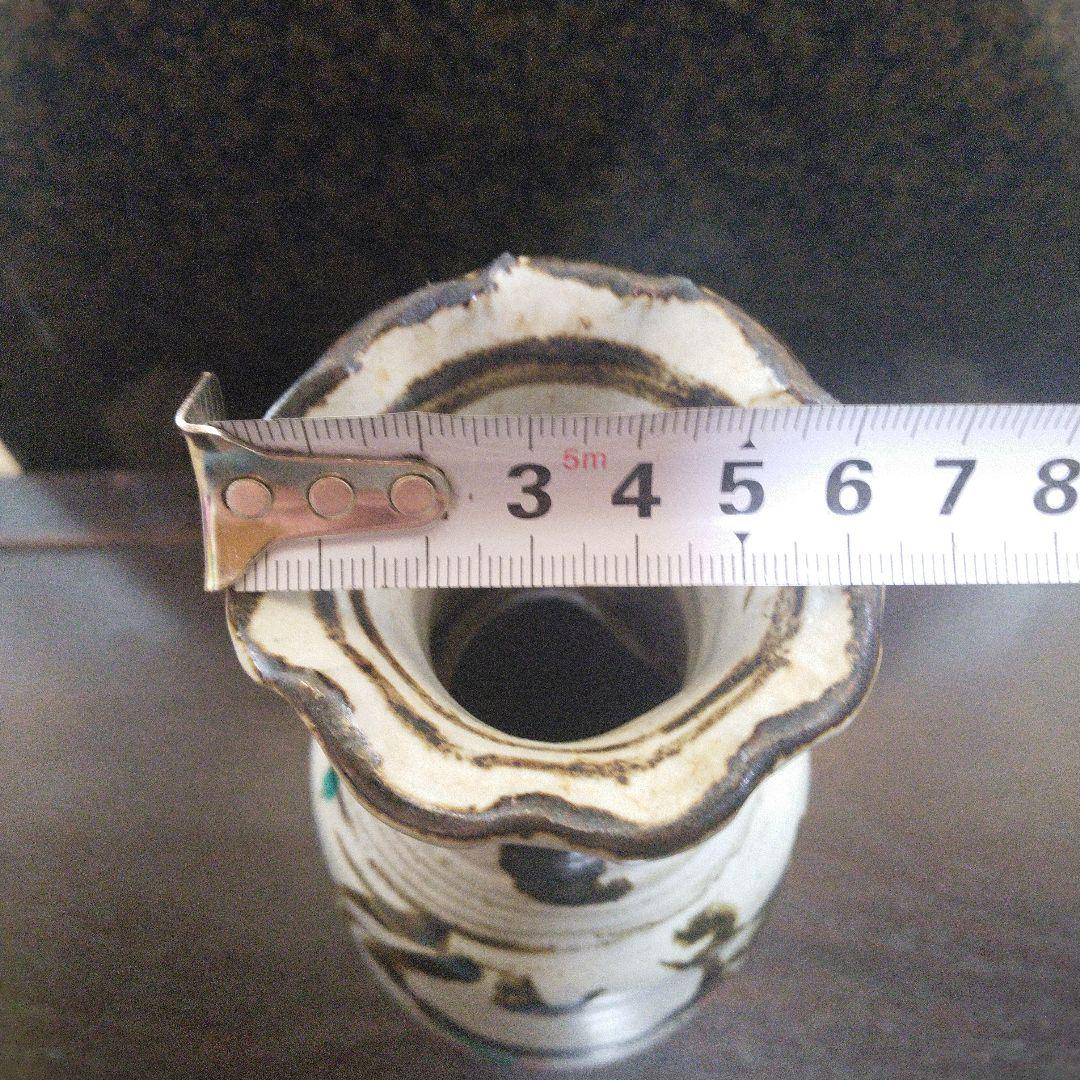 NO254 佐藤敏 京焼き 絵付け花瓶 - メルカリ