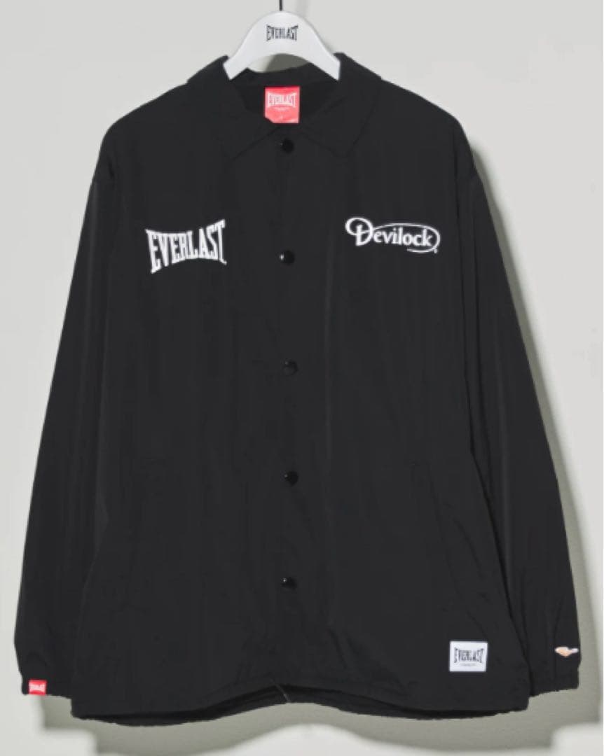Everlast Devilock コーチジャケット ナイロンジャケット 黒 Everlast Devilock コーチジャケット ナイロンジャケット 黒 DEVILOCK