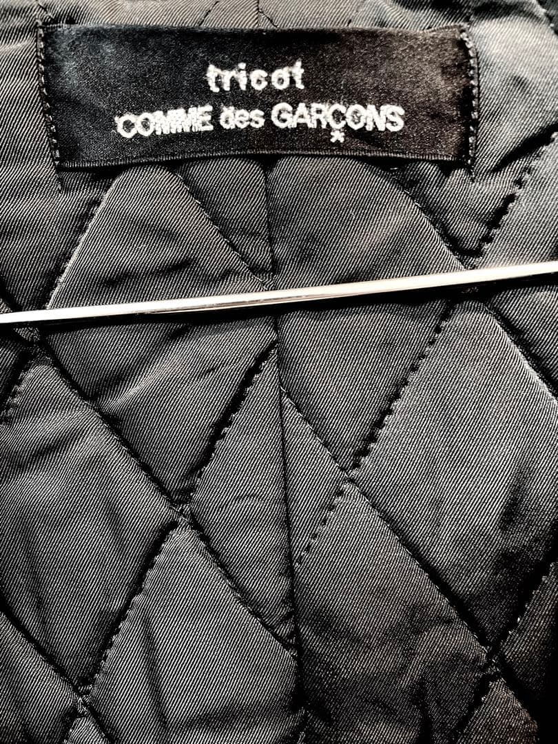 ビンテージCOMME des GARÇONS tricot ブラックモッズコート - メルカリ