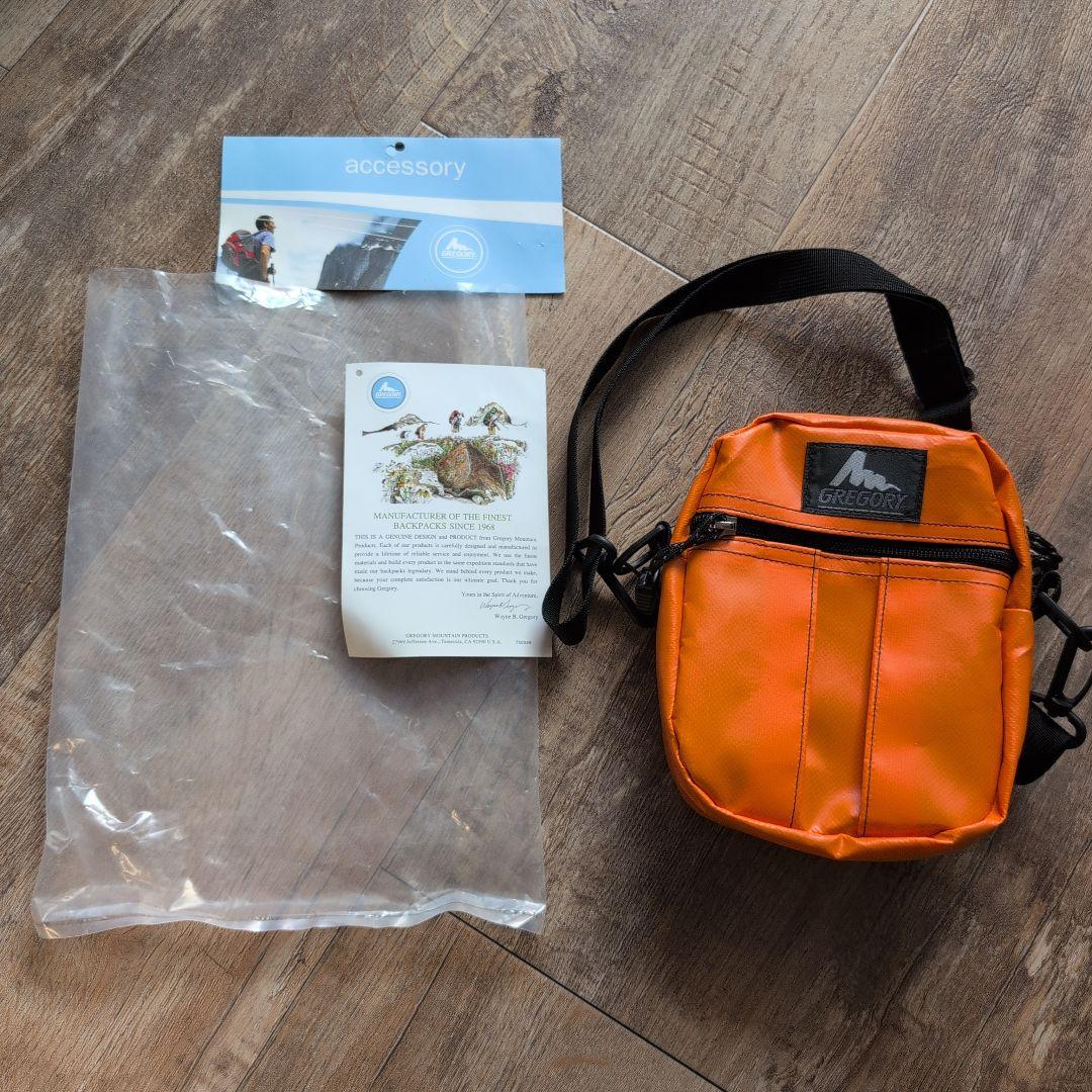 GREGORY クイックポケット M オレンジ アメリカ製 USA 旧ロゴ - メルカリ