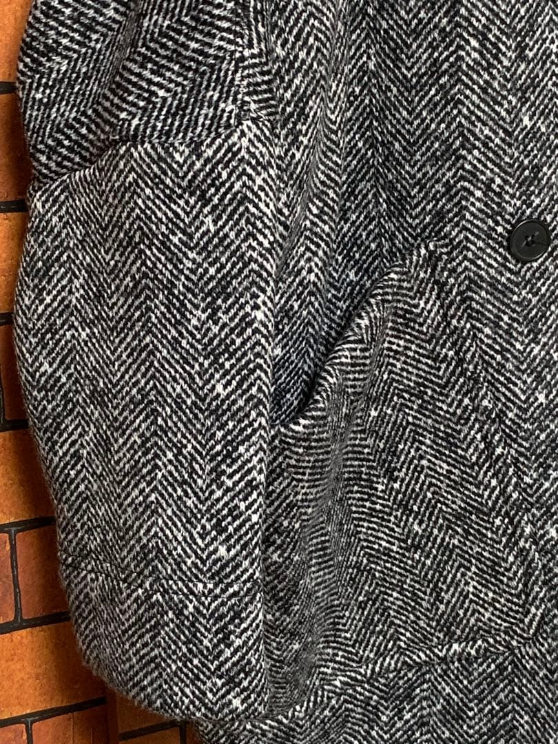 お値下げ】♡ROSIEE ロージー♡軽量裏起毛ヘリンボーン コクーンコート