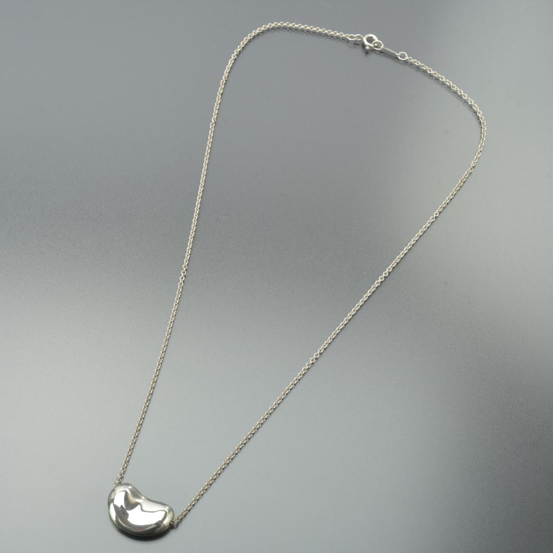 新品仕上げ◇ティファニー ビーン ネックレス ラージ SV925 シルバー