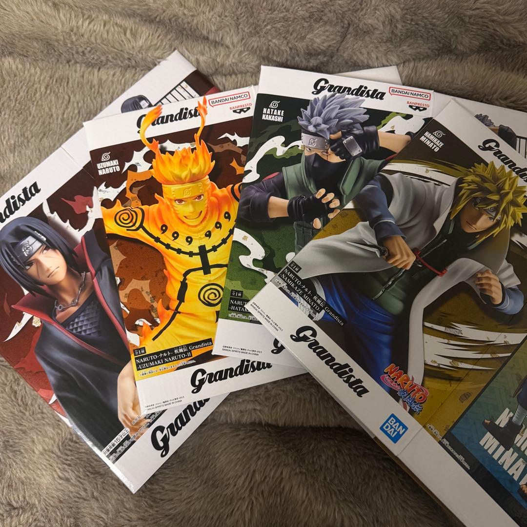 NARUTO grandista フィギュア ナルト ミナト カカシ イタチ - メルカリ