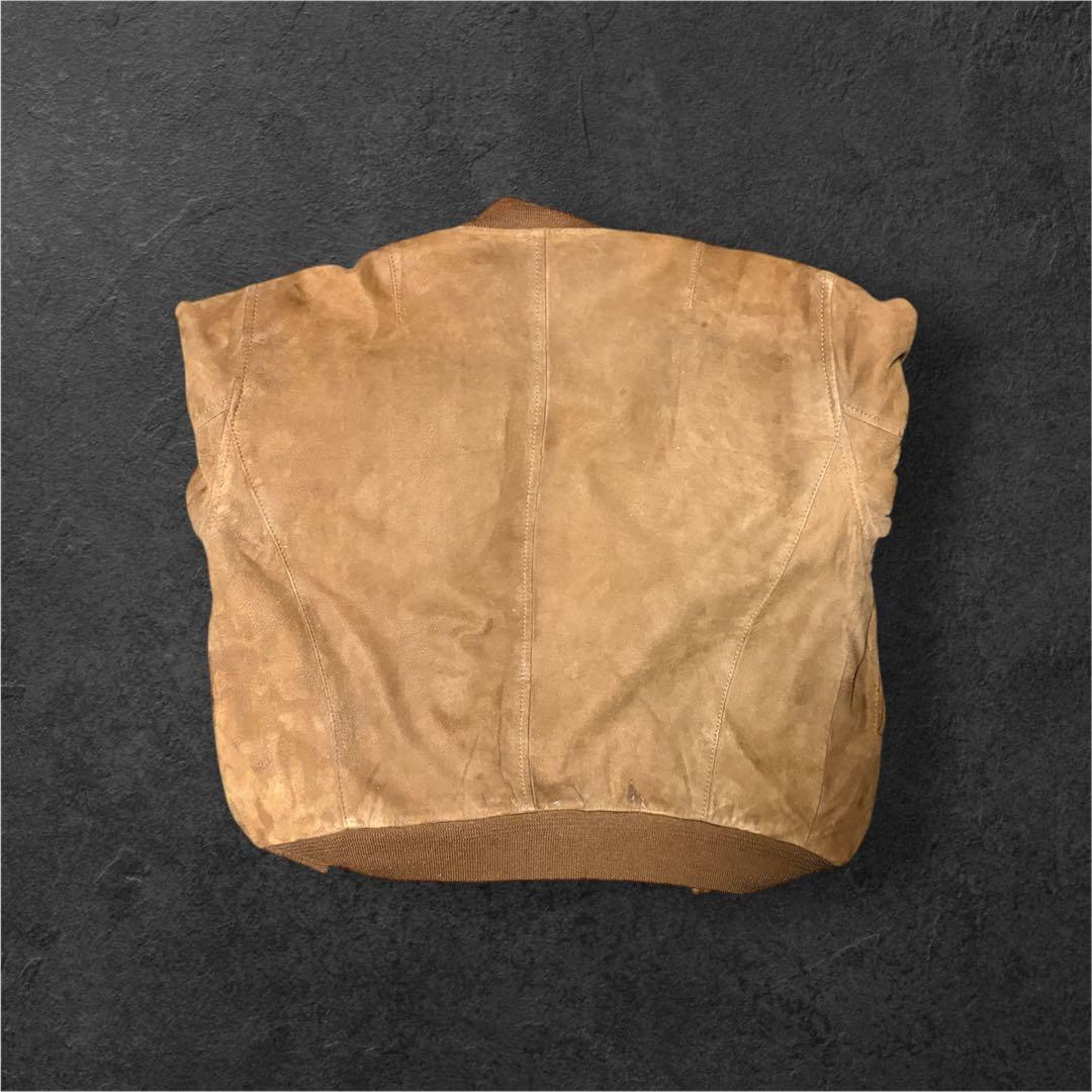 短丈】90's vintage MA-1 フライトジャケット スウェード生地 - メルカリ