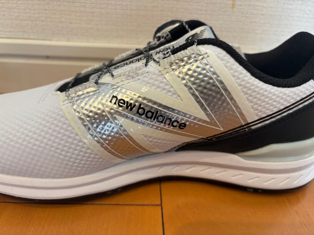 未使用‼️New Balance ゴルフシューズ 女性用 ホワイト　22.5cm