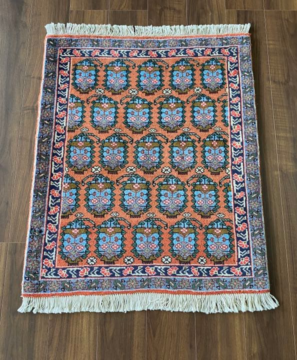 ヴィンテージ アルデビル産 ペルシャ絨毯 95.5cm×78cm