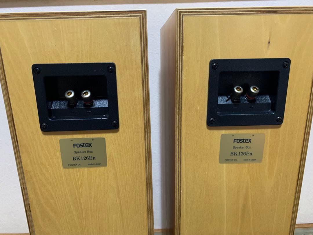 FOSTEX 純正バックロードホーン スピーカーボックス BK126En ペア