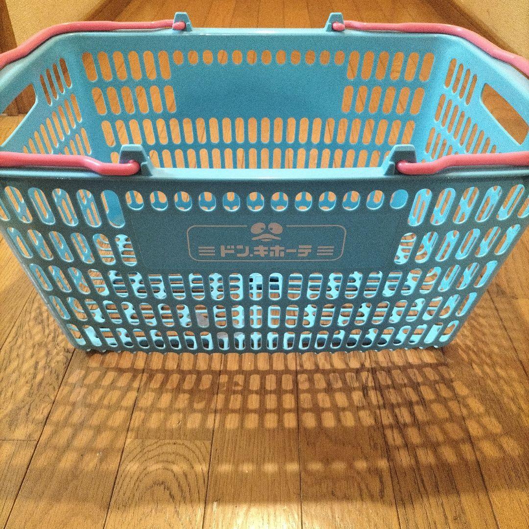 ドンキホーテ 買い物カラフルカゴ マイバスケット人気 エコ 便利 現品