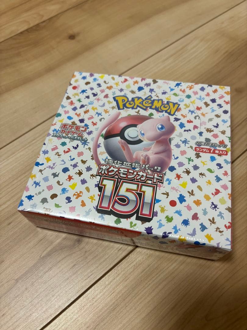 ポケモン151 ボックス 未開封 シュリンク付き