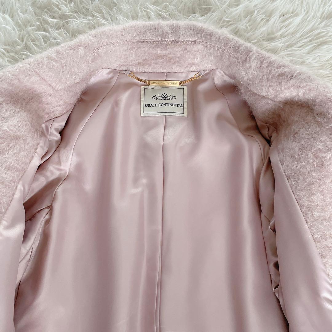 希少✨美品【グレースコンチネンタル】モヘヤシャギーコート ロング