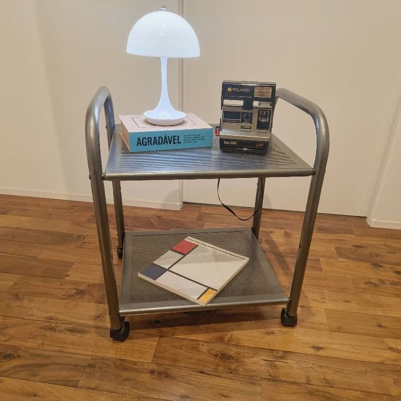 モダン　スチールキャスターワゴン ヴィンテージ 北欧 インダストリアル 楽天市場】キッチンワゴン キャスター付き スチール アイアン ワゴン 3