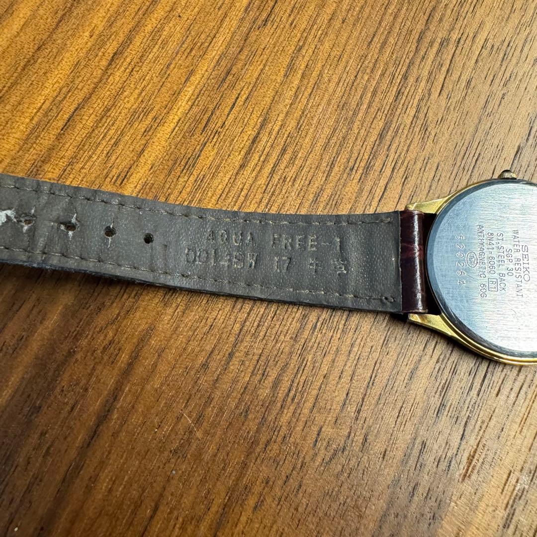 セイコー ドルチェ8N41-6060 SGP30ゴールド - メルカリ