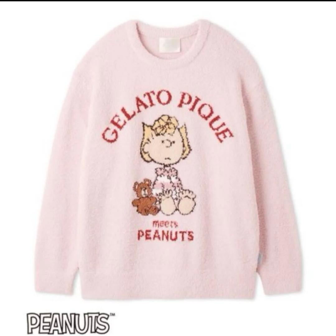 ジェラートピケ スヌーピー サリー ブラウン ジャガードプルオーバー