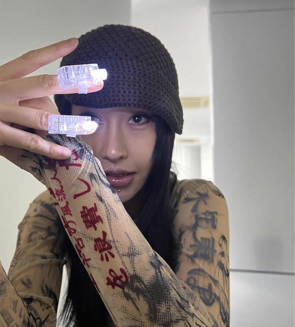 Y2K】Fuzzykon 25SS NEOアジアンパワーネット セカンドスキン - メルカリ