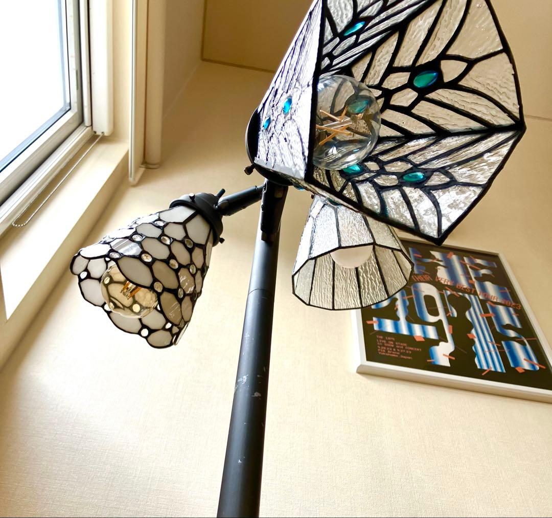 アートワークスタジオ フロアライト ステンドグラス 照明シェード