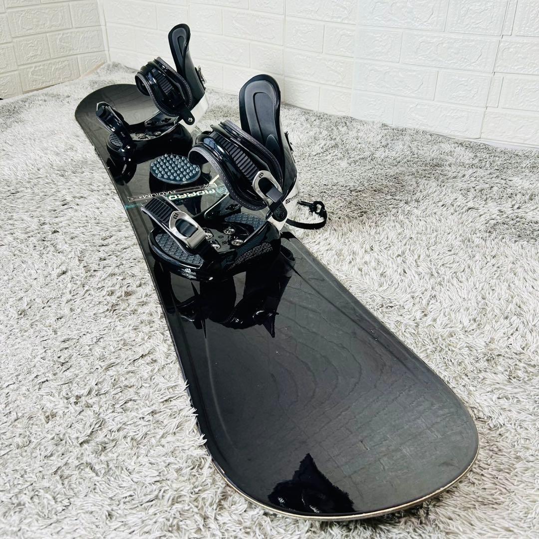 morrow 155 スノーボード Fluxバインディング付き