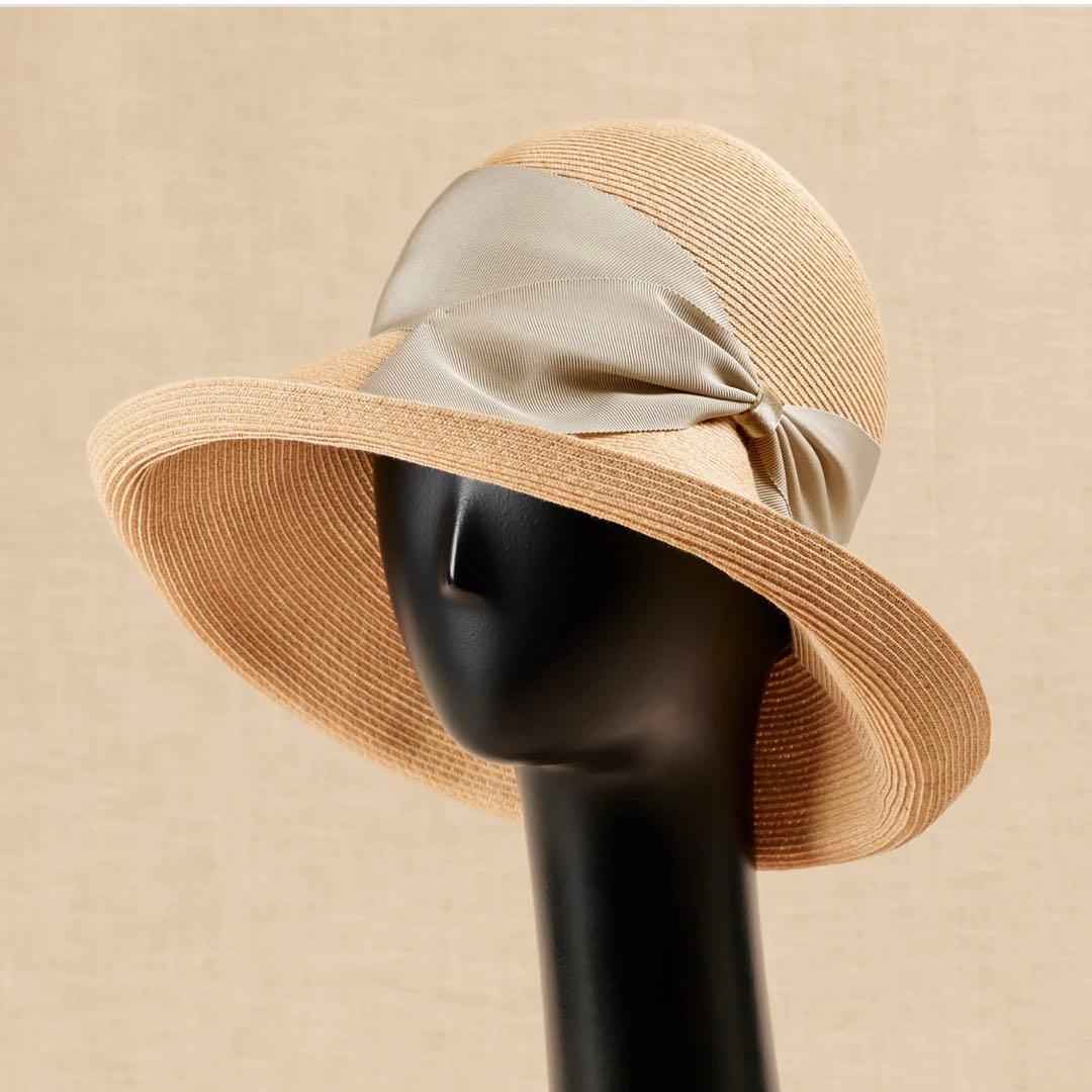 極美品✨アシーナニューヨーク リサコ リボン キャペリン 頭囲57cm