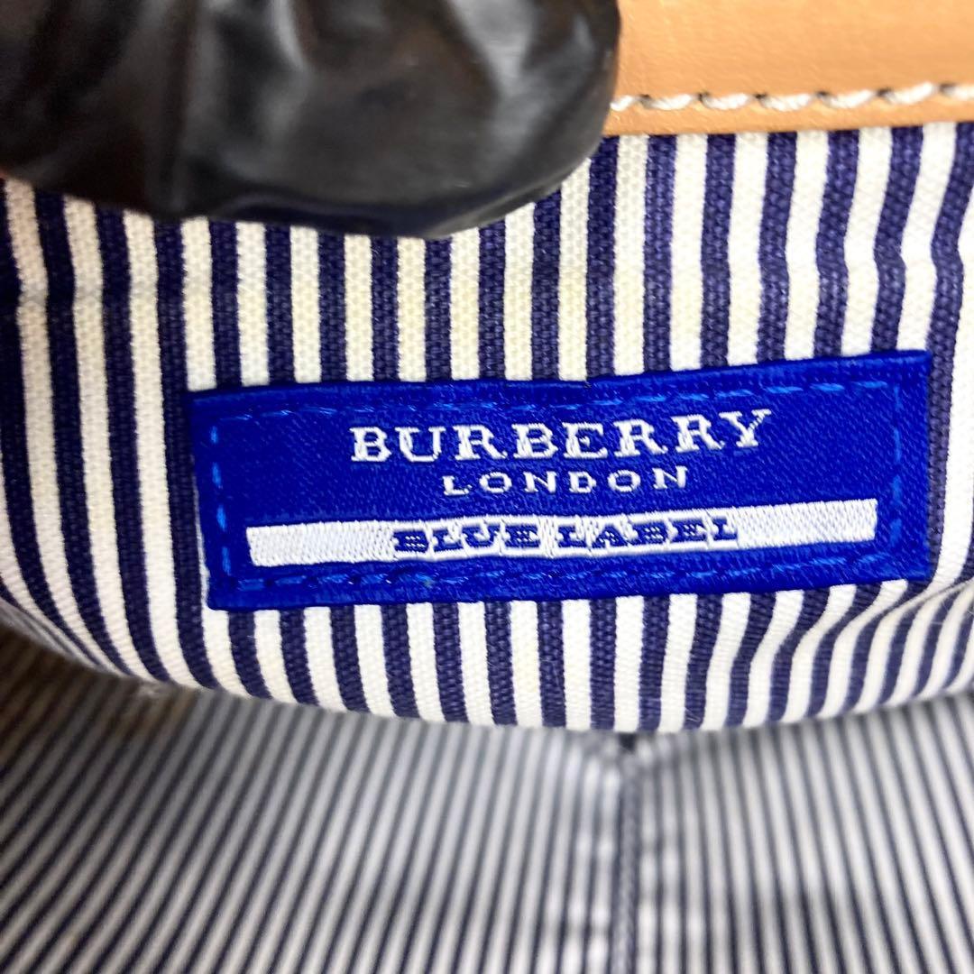 バーバリー ブルーレーベル トートバッグ ホースロゴ キャンバス