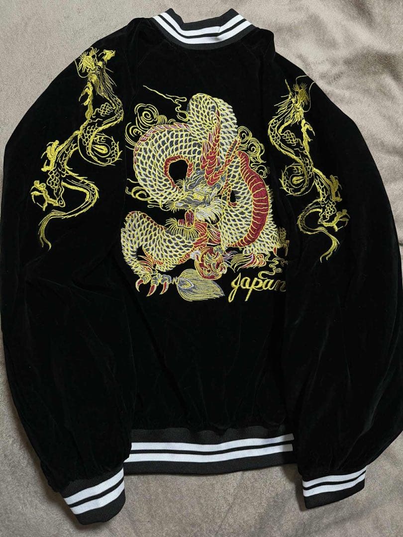 未使用 MOON EYES 別珍 龍 日本限定 スカジャン unisex 美品 - メルカリ