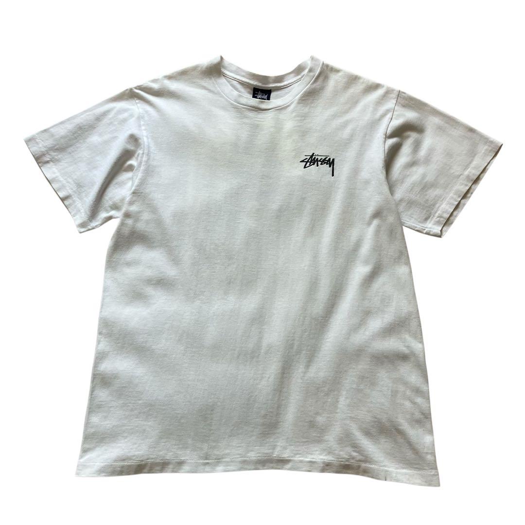 美品 90's USA製 オールドステューシー ヘラクレス 両面ロゴtシャツ