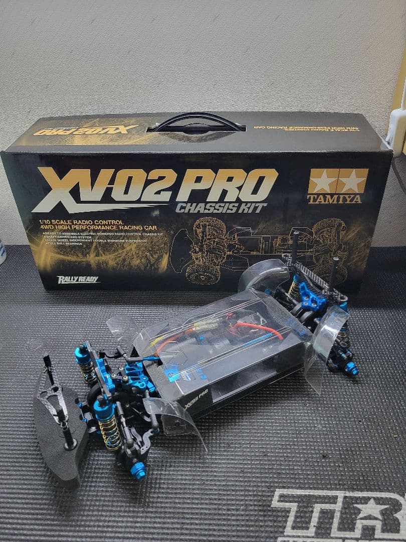 Tamiya XV-02 PRO シャーシキット フルオプション タミグラ仕様 タミヤ 電動RCカーシリーズ 1/10RC XV-02 PRO シャーシキット | タミヤ
